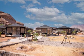 Panoramic Tent | Desert view - Captain's Desert Camp (Wadi Rum)