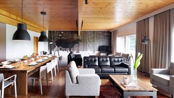 Condo, 5 Bedrooms | Living area | Flat-screen TV
