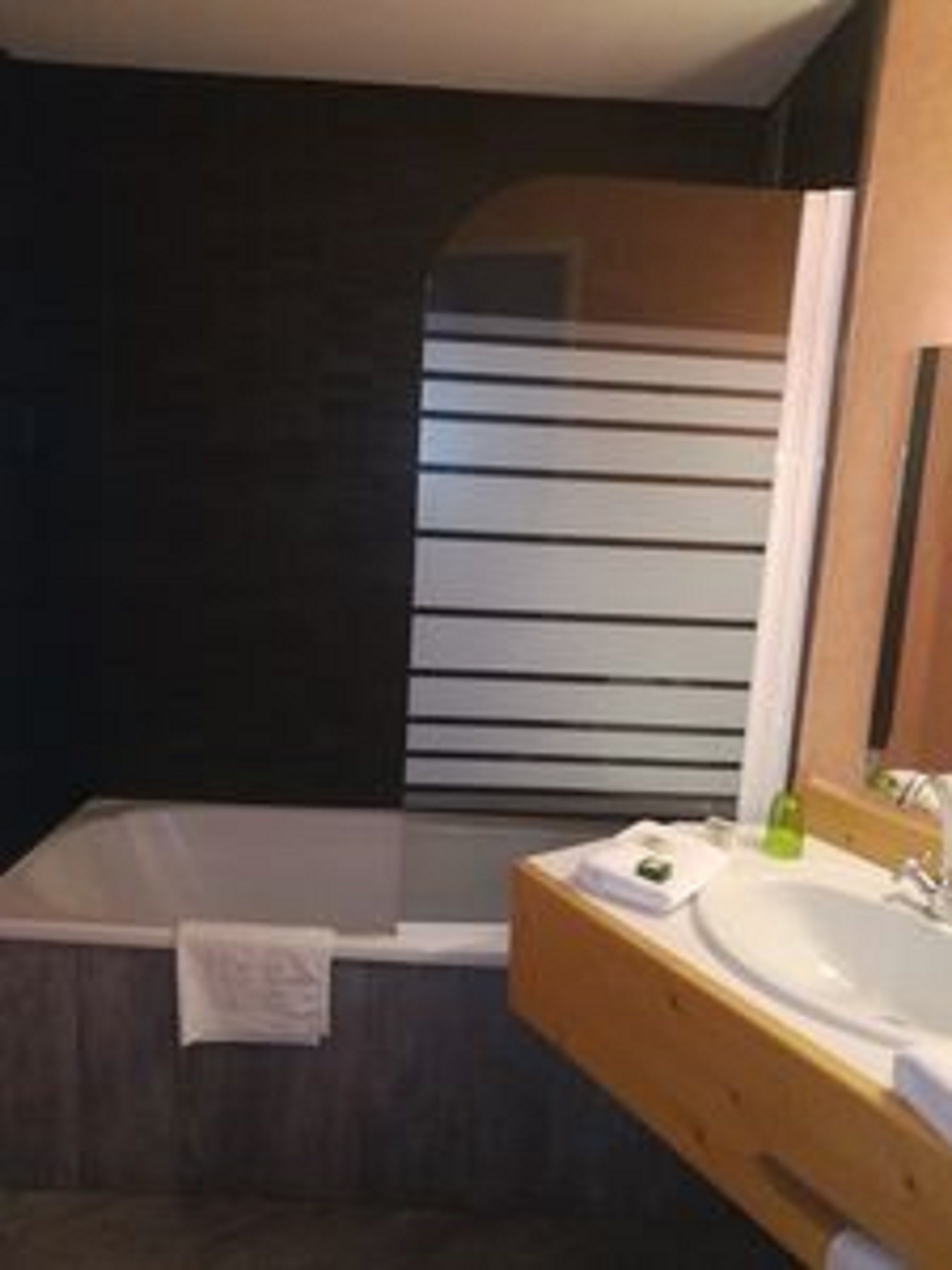 free toiletries, hair dryer, towels