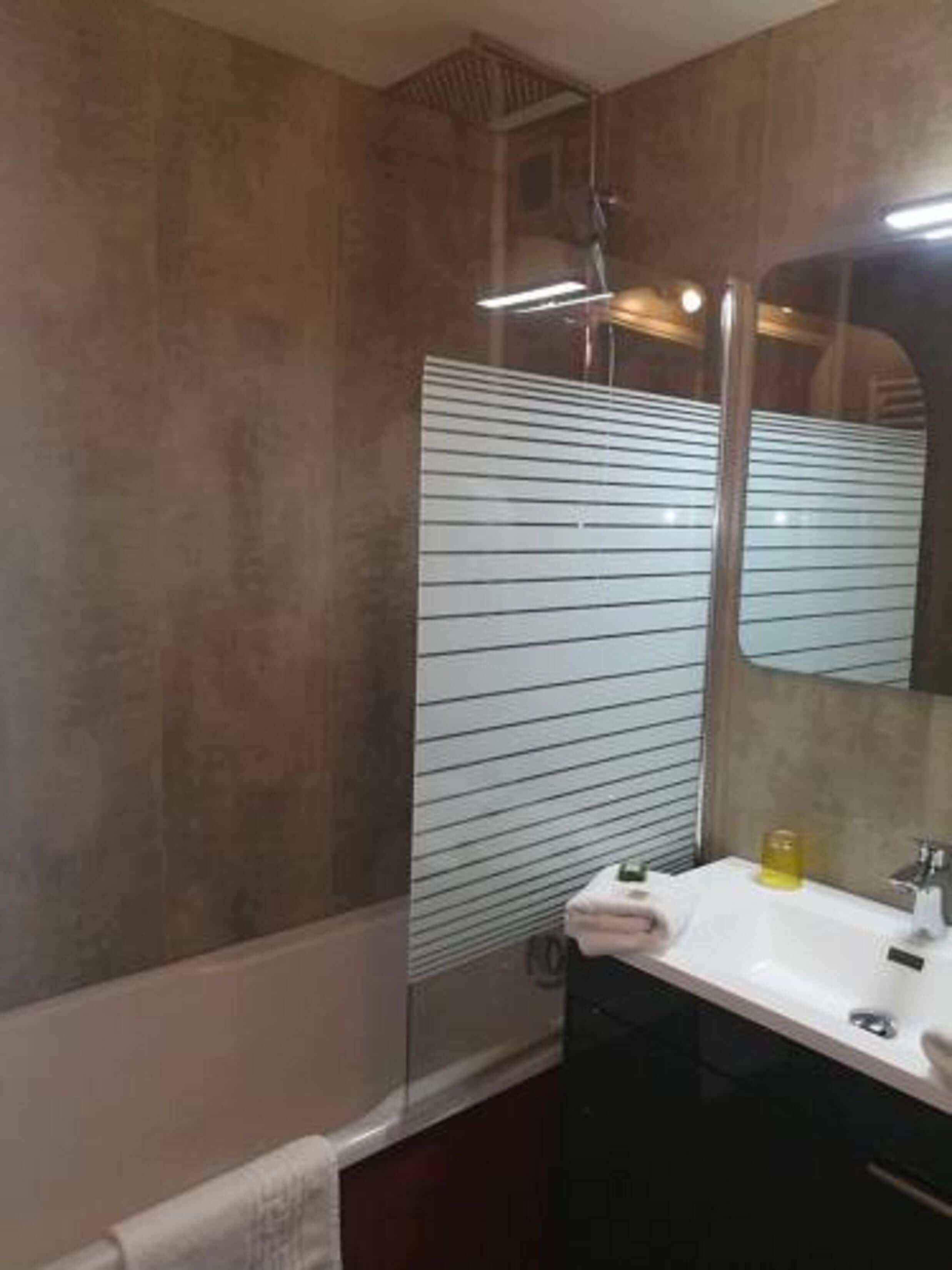 free toiletries, hair dryer, towels