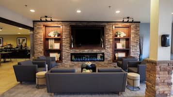 Siddeområde i lobbyen