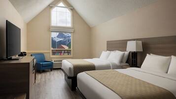 Guest Room, 2 Double Beds (not in main lodge) | 1 bedroom, down comforters, pillowtop beds, iron/ironing board