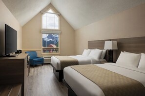 Guest Room, 2 Double Beds (not in main lodge) | 1 bedroom, down comforters, pillowtop beds, iron/ironing board