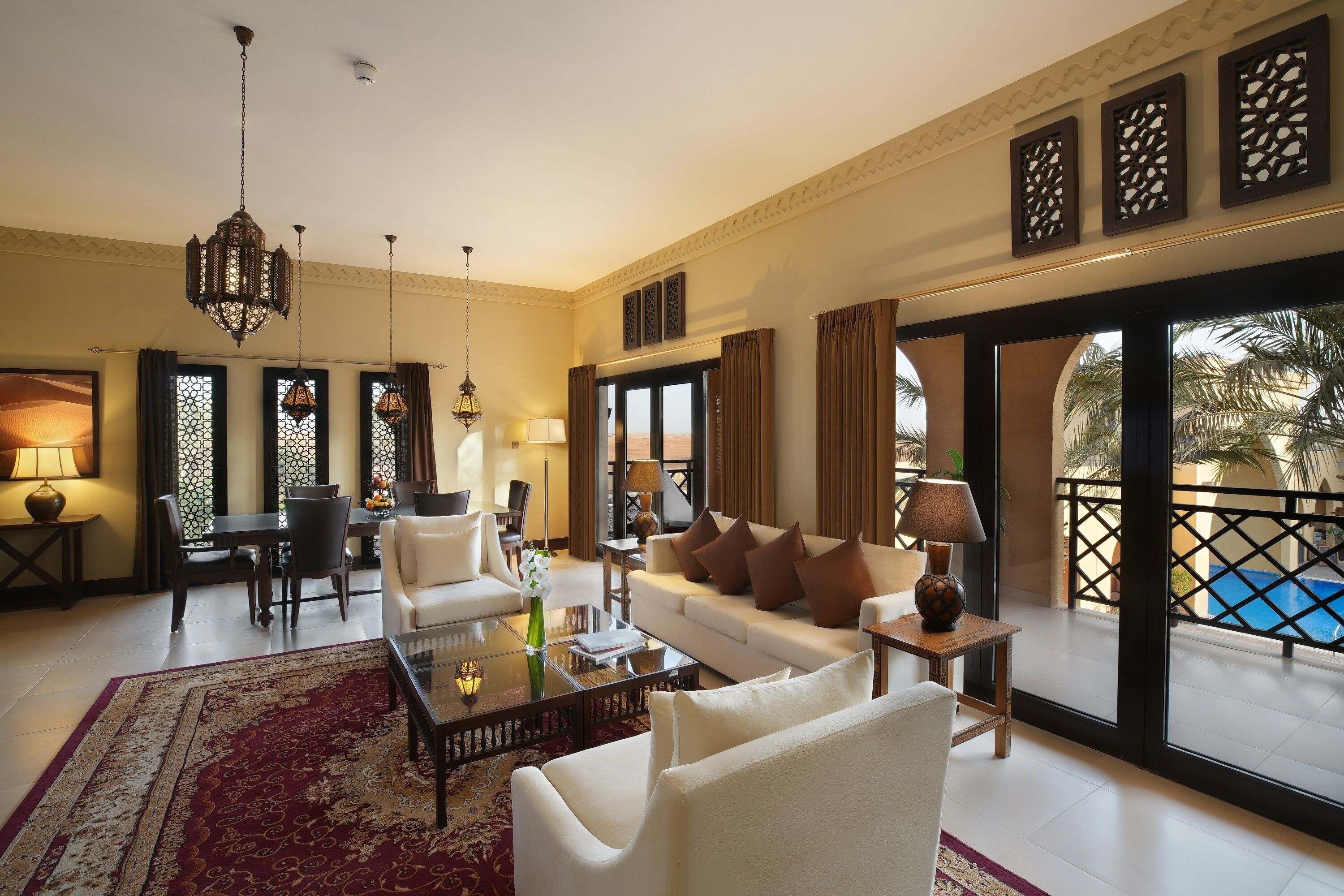 rub al khali suite | living area | lcd tv