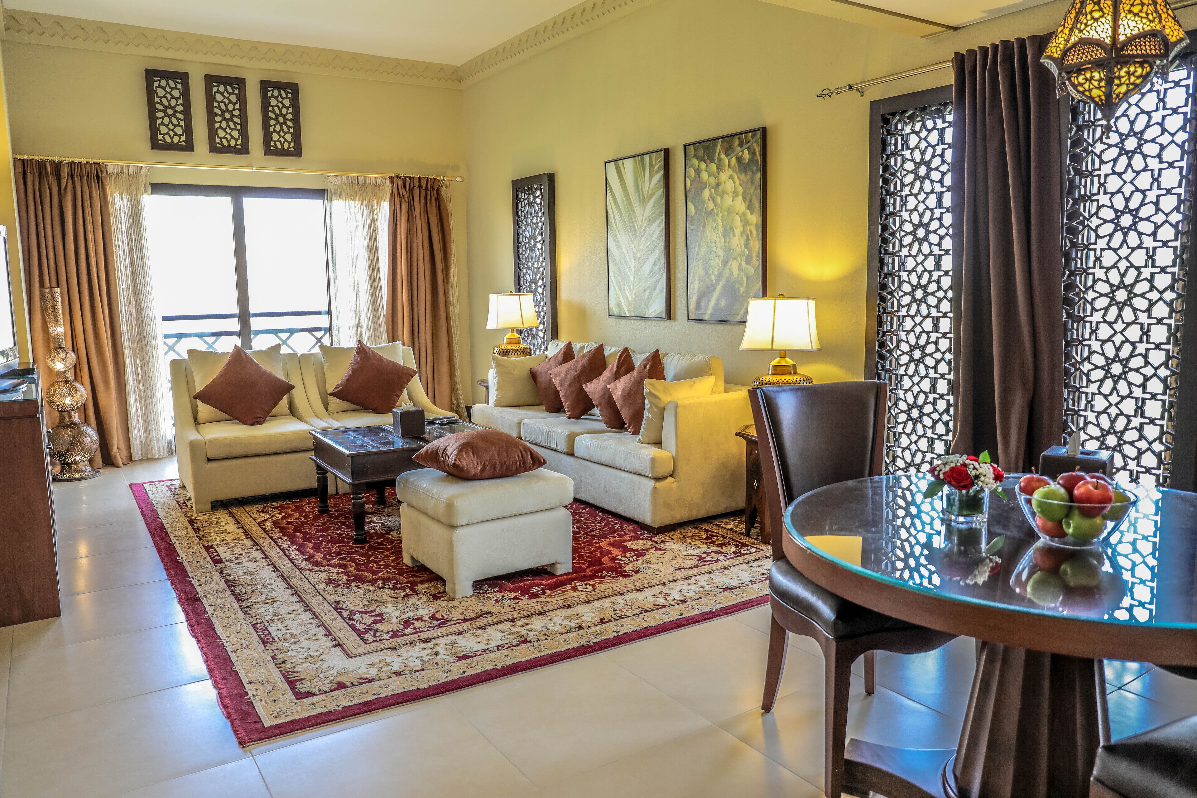 liwa suite | living area | lcd tv