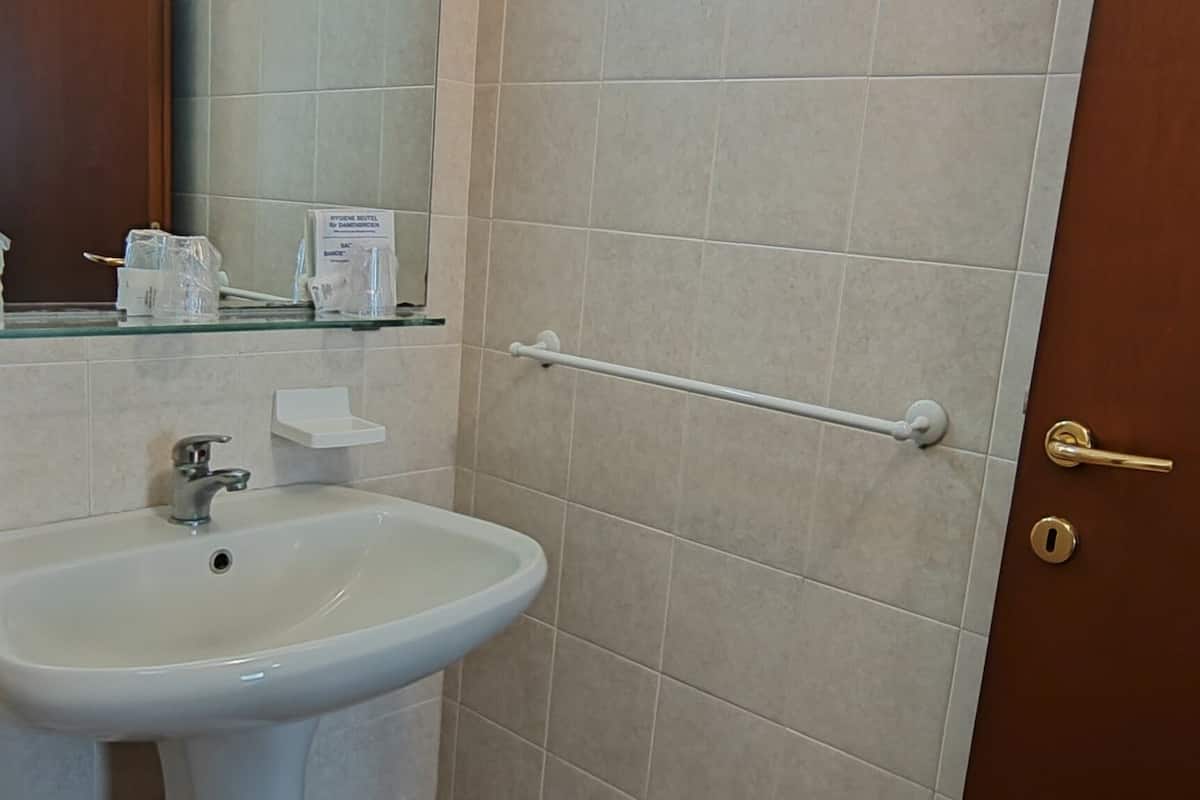 triple room | bathroom | shower, designer toiletries, hair dryer, towels