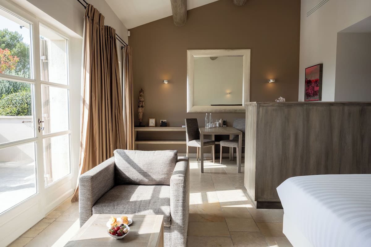 Junior Suite, Terrace (View) | Egyptian cotton sheets, premium bedding, down comforters, pillowtop beds