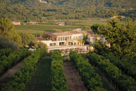 Aerial view. Coquillade Provence - Relais & Chateaux