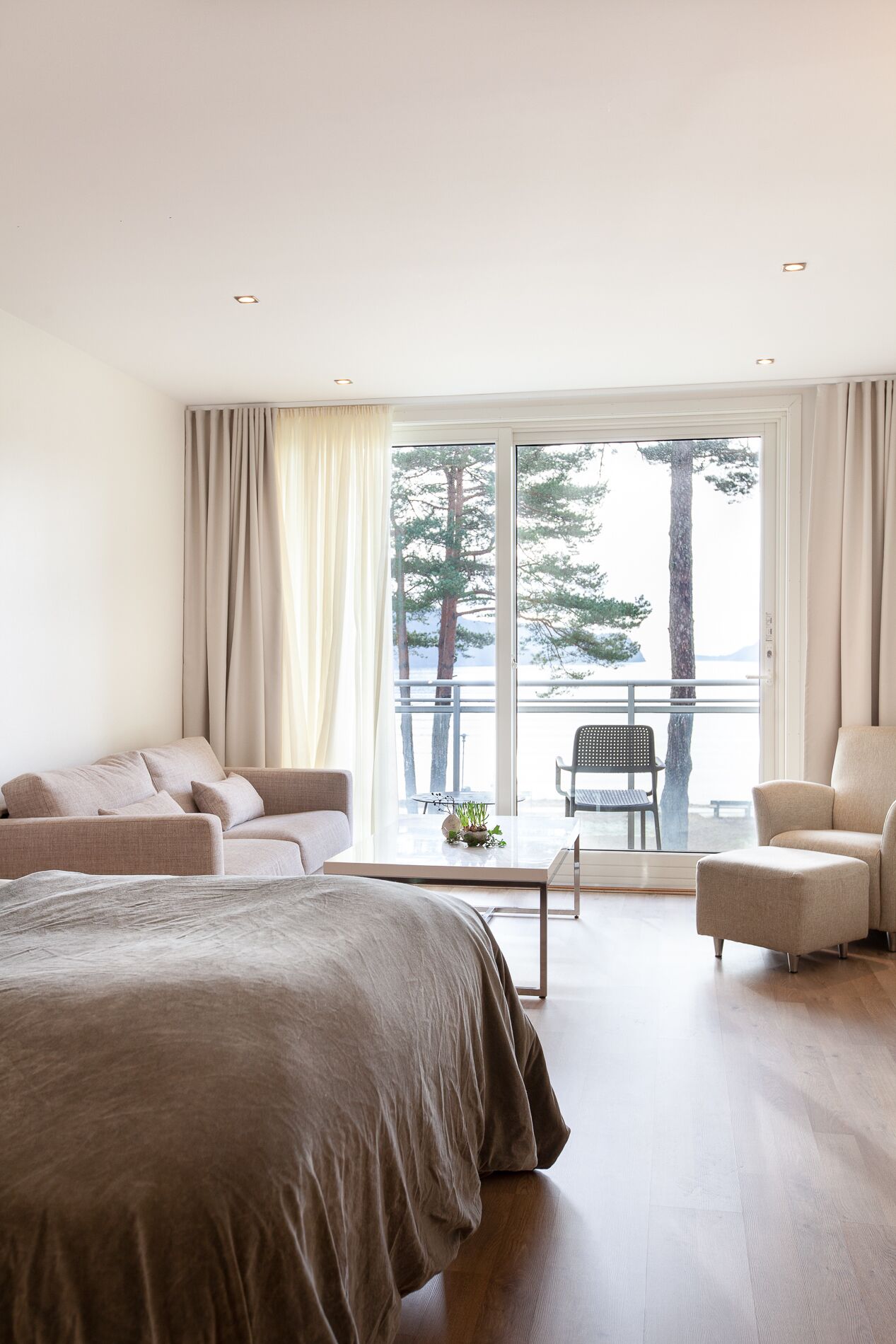 familie rom med balkong/terrasse og havutsikt | 1 bedroom, desk, soundproofing, free wifi