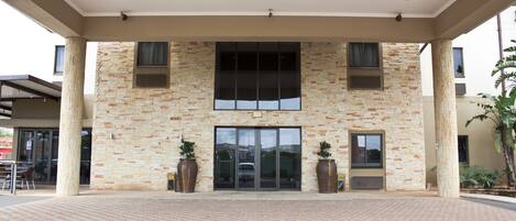 Voorkant van accommodatie