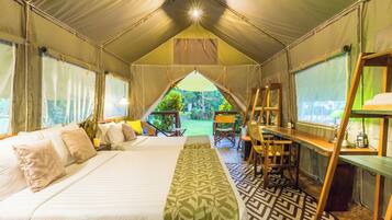 Deluxe Tent Triple (Dinner + Breakfast) | Premium bedding, minibar, individually decorated, individually furnished