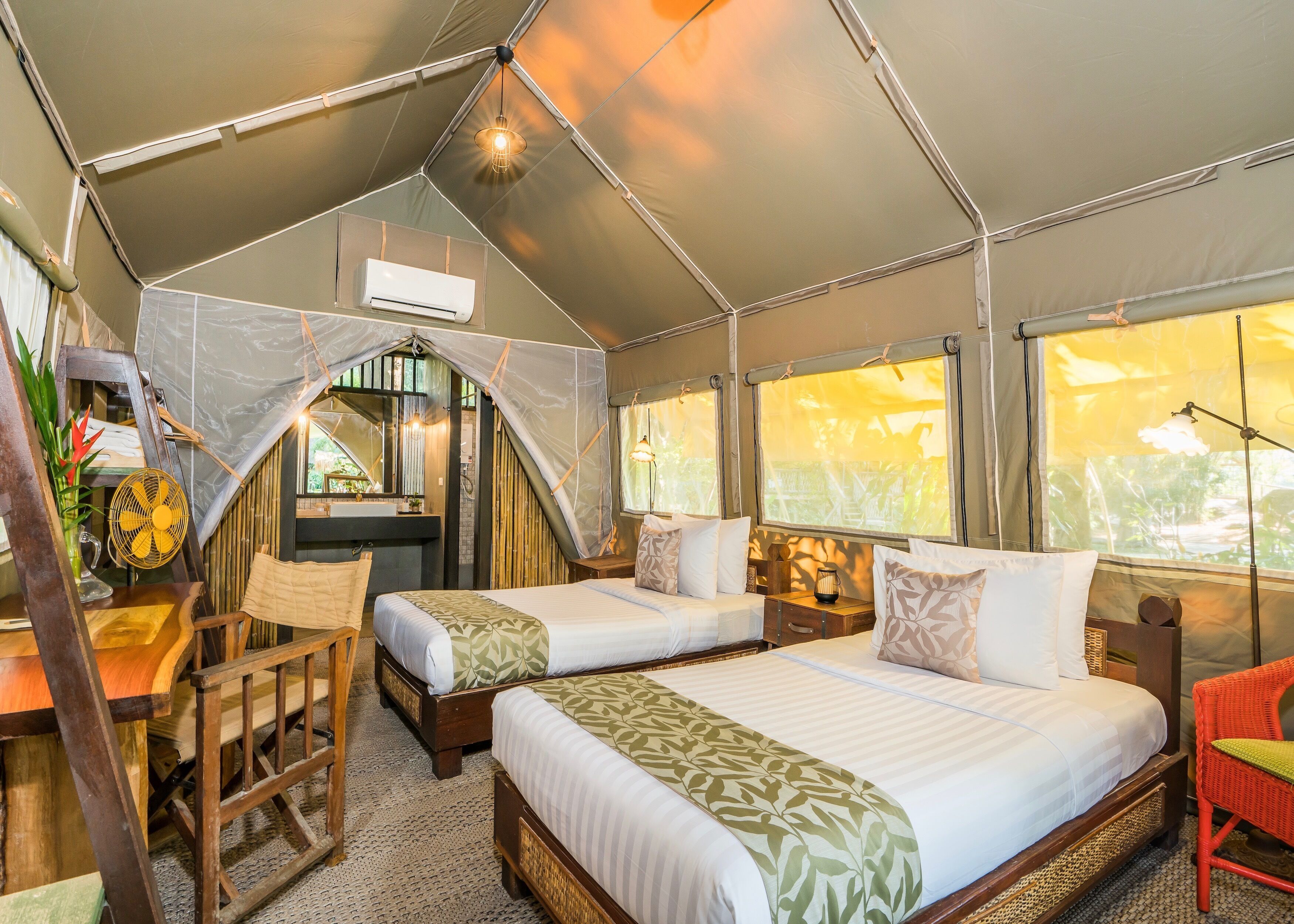 deluxe tent (dinner + breakfast) | 1 bedroom, premium bedding, minibar, individually decorated