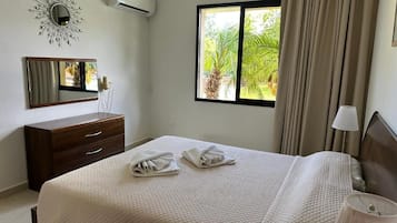 Apartamento, 1 quarto | Roupas de cama de algodão egípcio