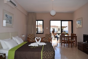 Studio | Egyptian cotton sheets, in-room safe, blackout drapes - Anna Hotel Apartments (Kissonerga)