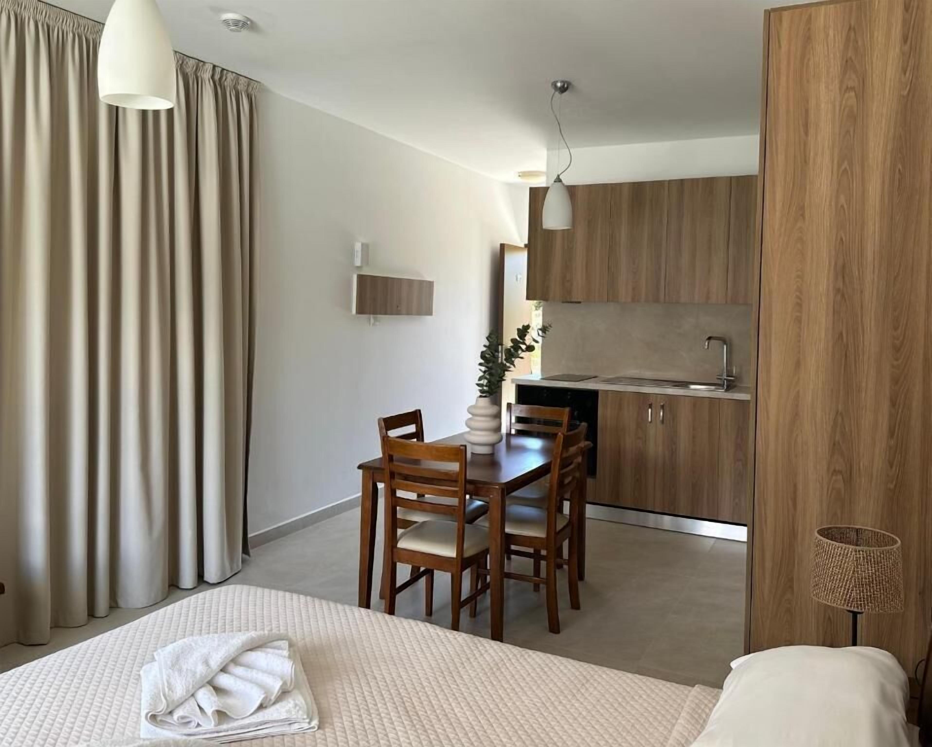 Egyptian cotton sheets, memory-foam beds, in-room safe, laptop workspace