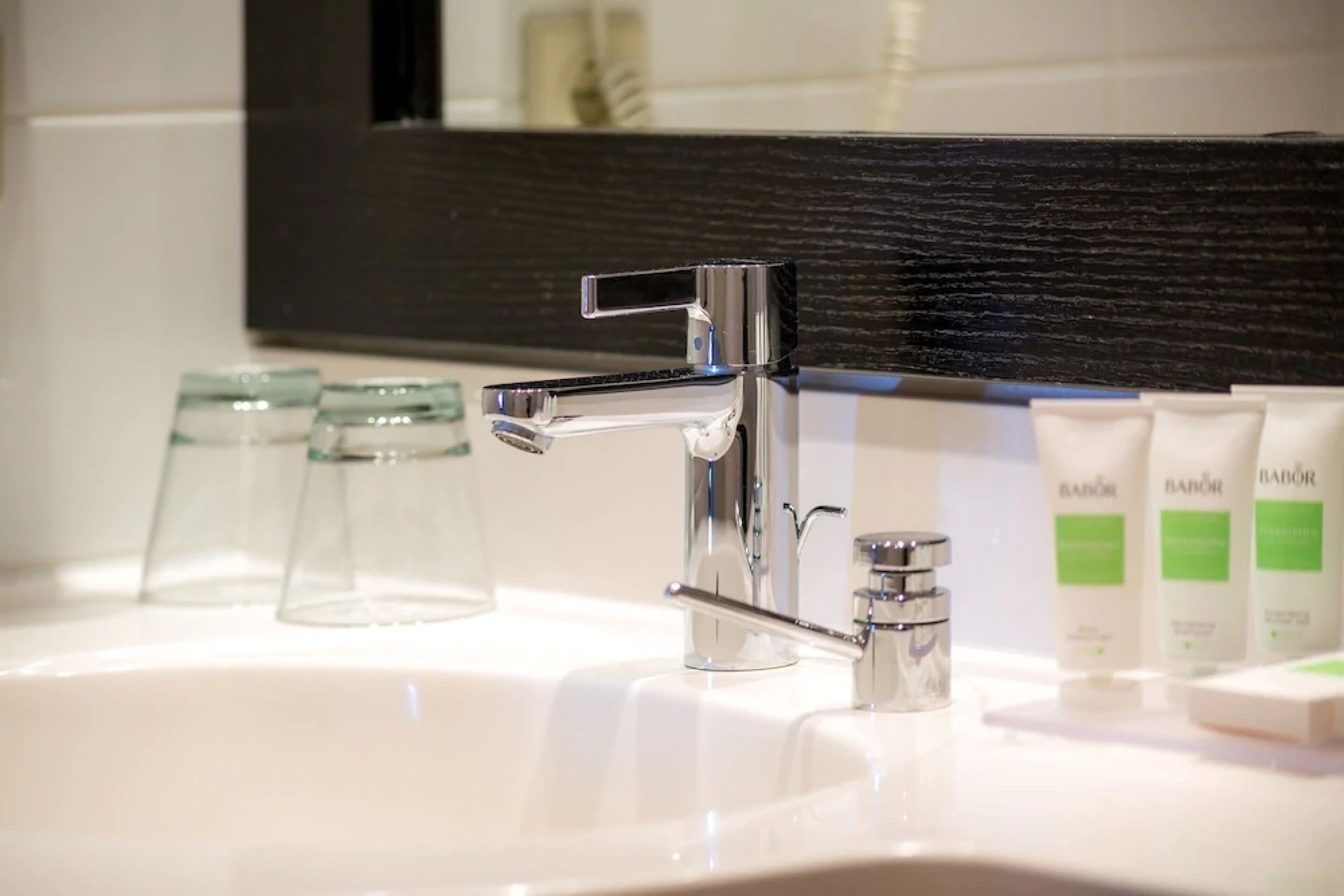 shower, free toiletries, hair dryer, bathrobes