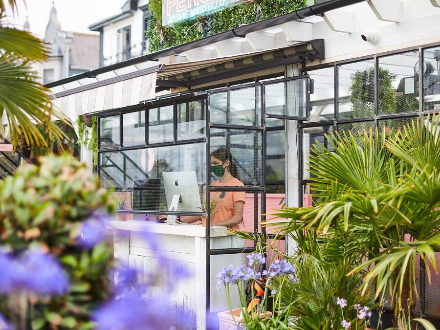 Fassade der Unterkunft