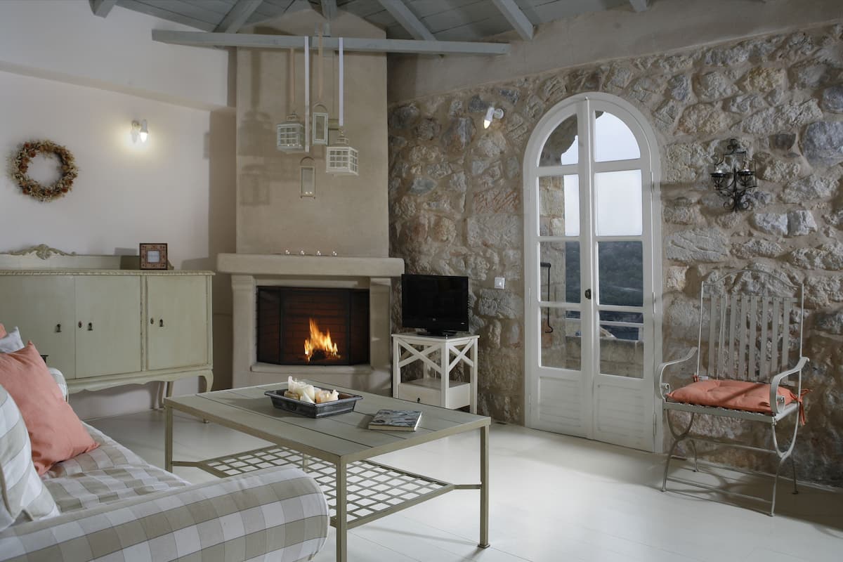 Villa Deluxe, vue mer | Coin séjour