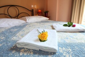 Pillowtop beds, in-room safe, blackout drapes, soundproofing
