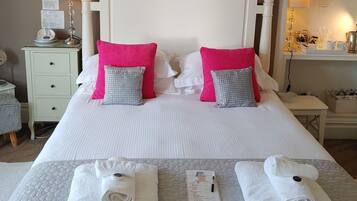 Premium bedding, memory-foam beds, individually decorated