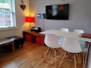 Premium Apartment, 2 Bedrooms | Living area | 42-inch flat-screen TV with digital channels, TV - The Bath House Apartments (Bath)