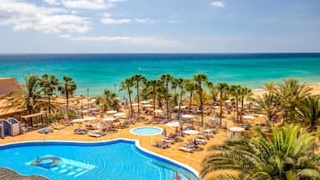 Vista a la playa o el mar