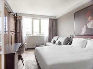 In-room safe, desk, blackout drapes, iron/ironing board