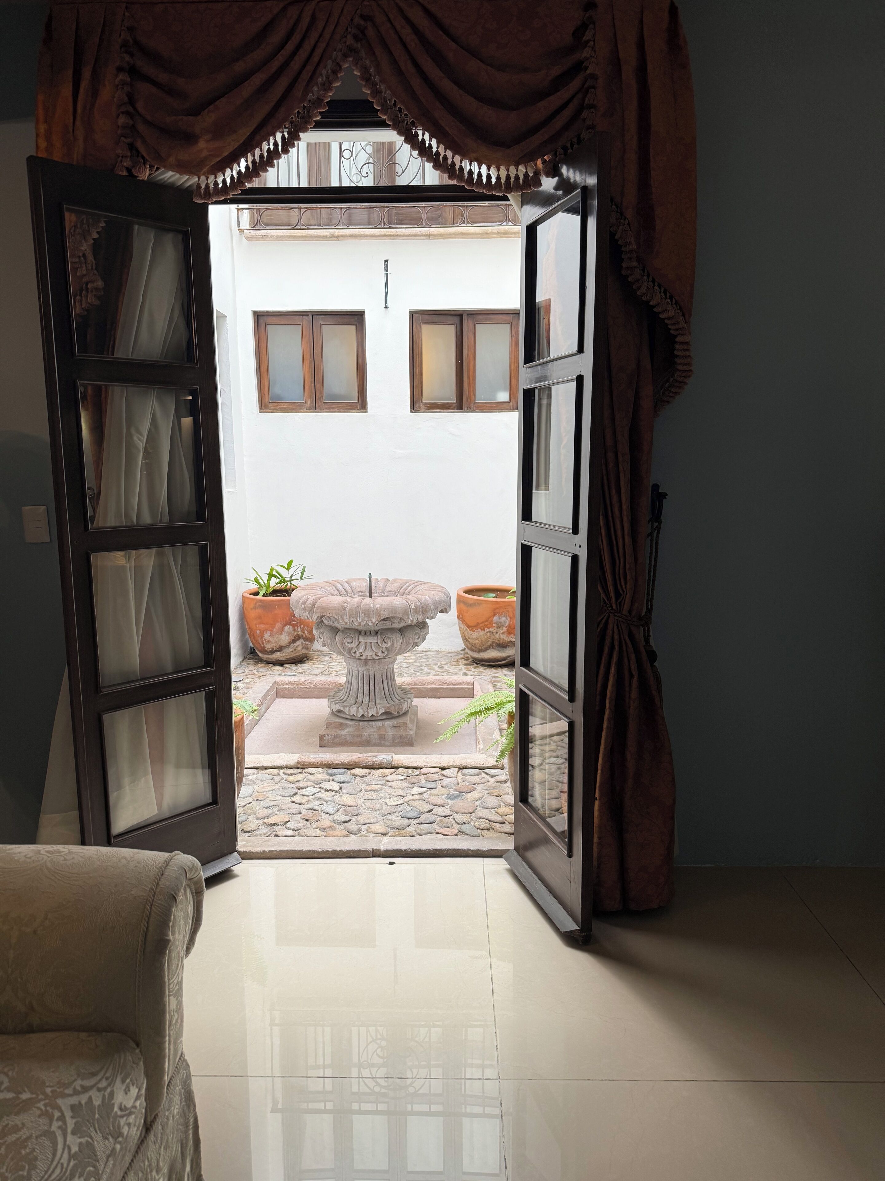 Vista desde la propiedad