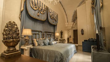 Royal suite, 1 kingsize bed met slaapbank | Lakens van Egyptisch katoen, luxe beddengoed, donzen dekbedden