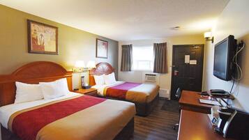 Standard Room, 2 Queen Beds, Non Smoking | Desk, cribs/infant beds, rollaway beds, WiFi