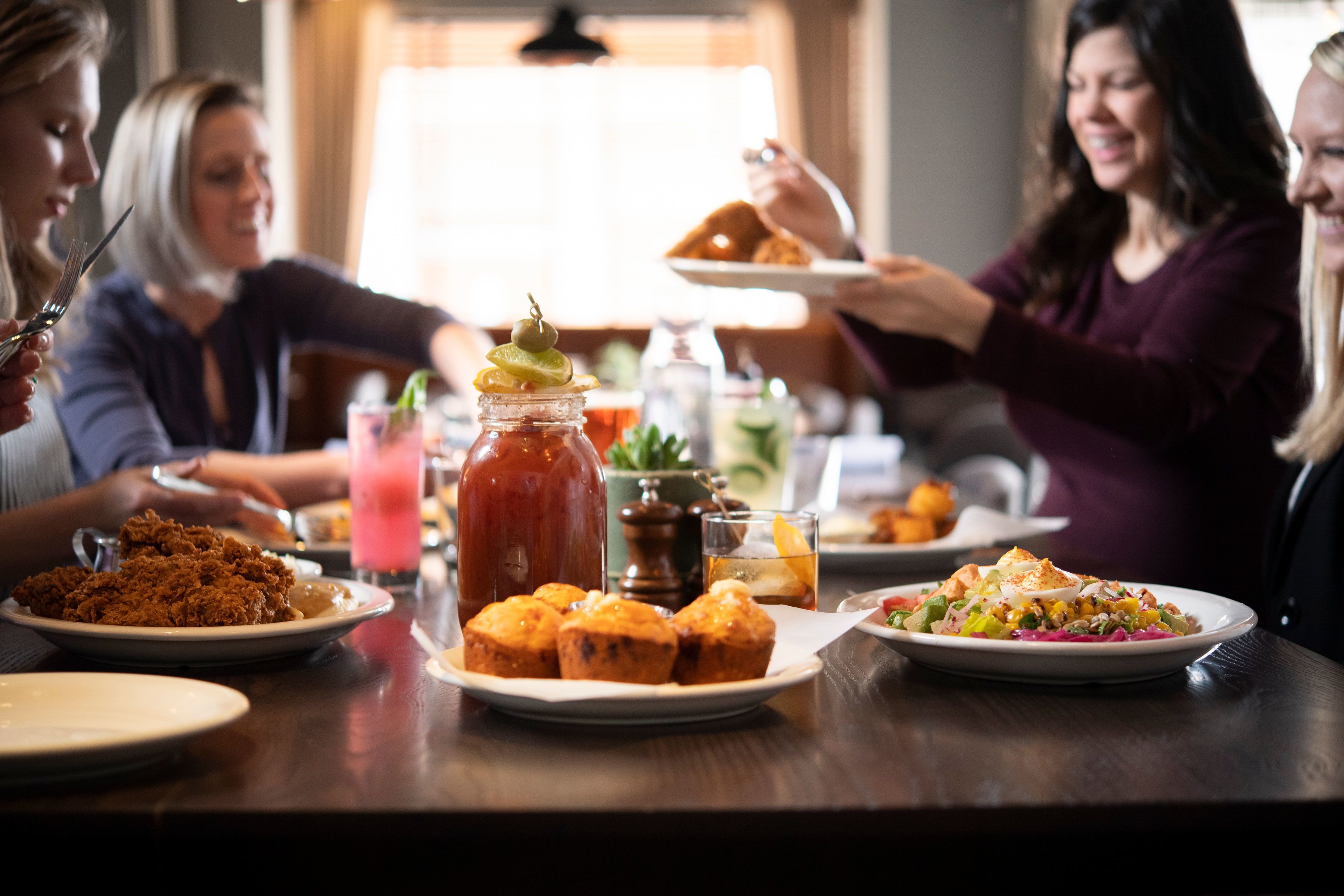 breakfast and dinner served