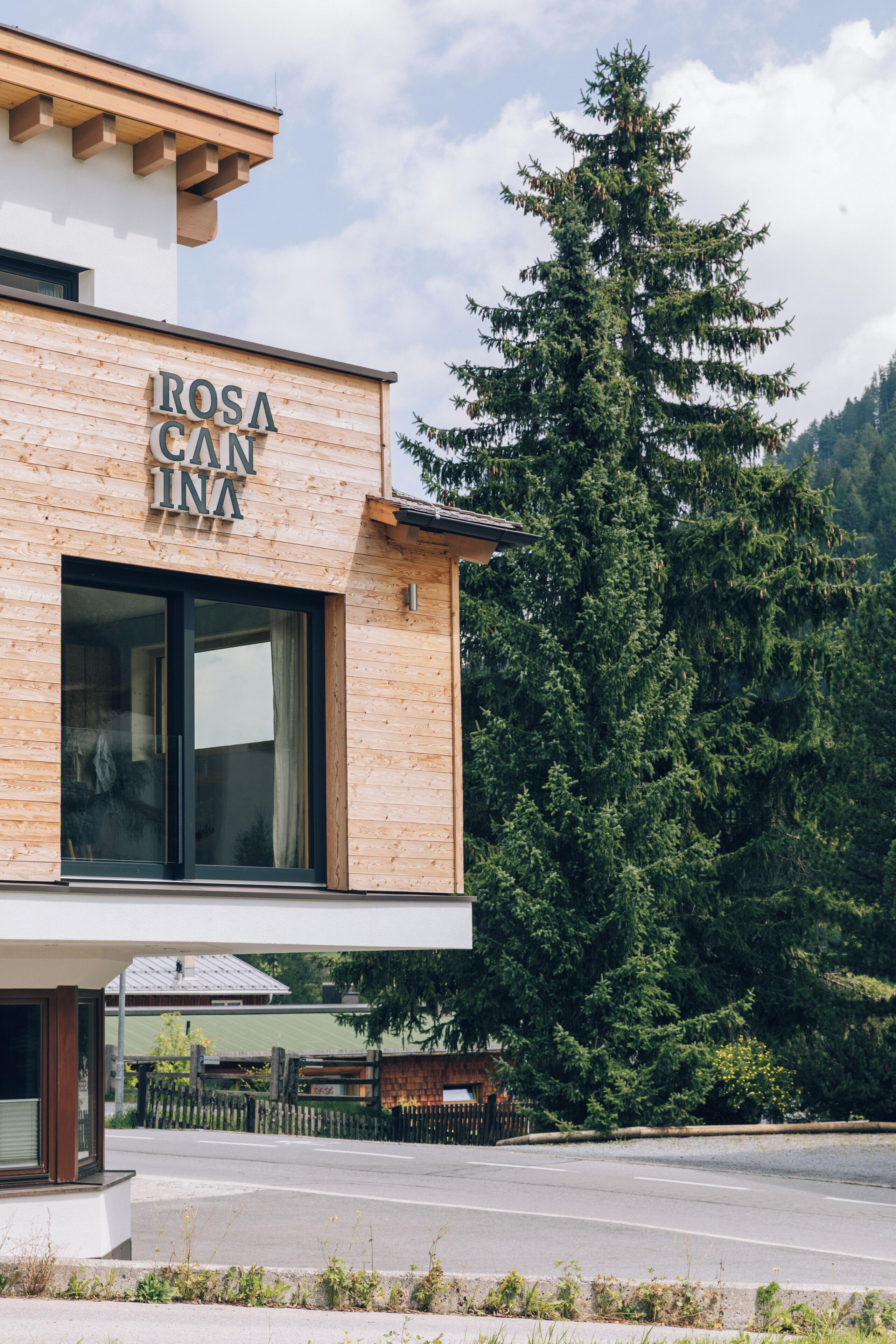 Fassade der Unterkunft