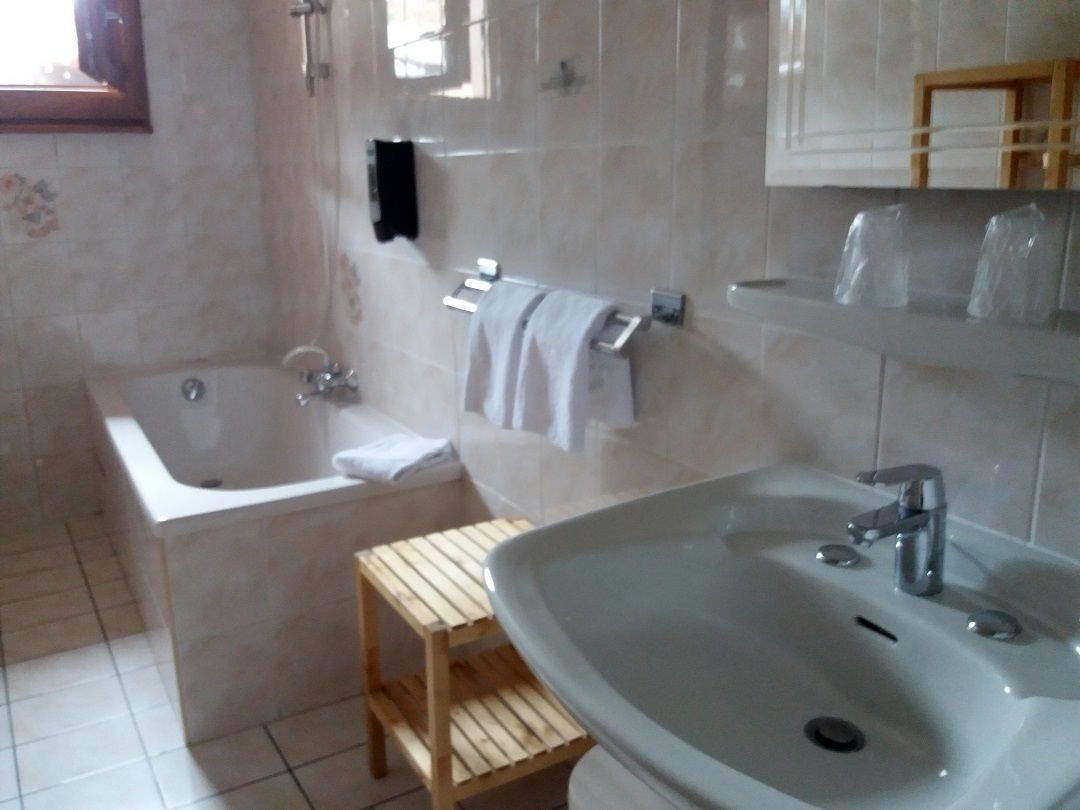double or twin room | bathroom amenities | free toiletries, hair dryer, slippers, towels