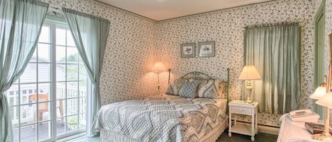 Suite - 1 soveværelse - boblebad (Terrace Suite) | Individuelt design, individuel indretning, skrivebord, gratis Wi-Fi