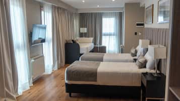 Minibar, in-room safe, blackout curtains, free WiFi