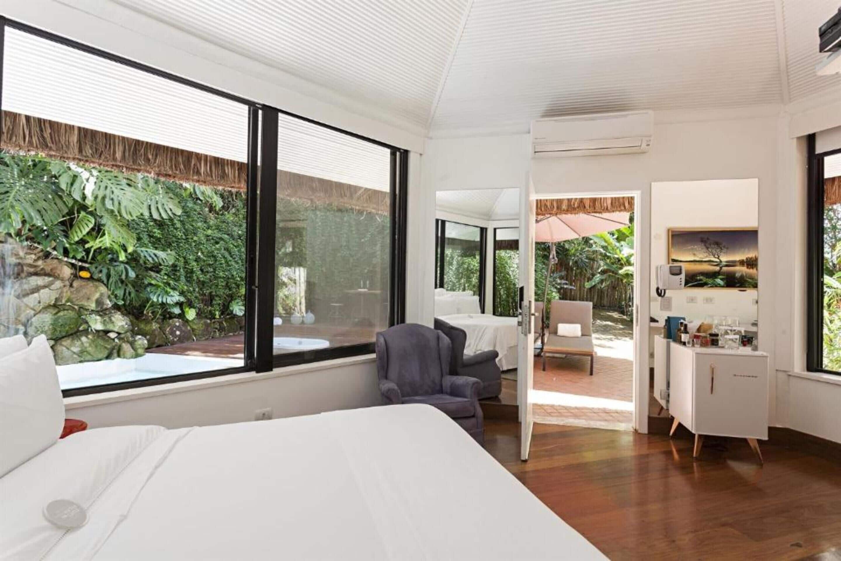 Chalé Shiva | 迷你吧、隔音、免费 WiFi、床单