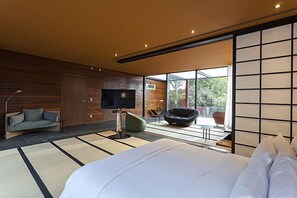 Minibar, sistema de insonorización, wifi gratis y ropa de cama 