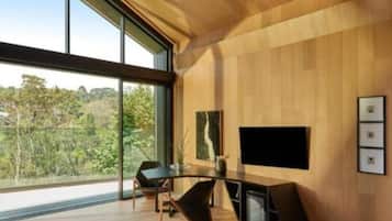 Chalé Cristal | Frigobar, quartos à prova de som, Wi-Fi de cortesia, roupa de cama