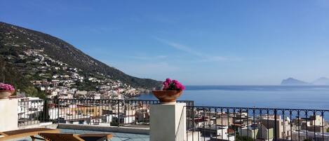 Blick von der Unterkunft