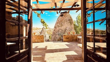 Luxury Suite, Fireplace, Valley View | Terrace/patio