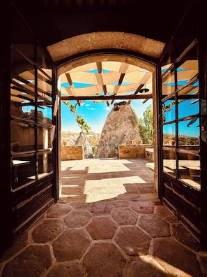 Luxury Suite, Fireplace, Valley View | Terrace/patio - Les Maisons de Cappadoce (Nevsehir)