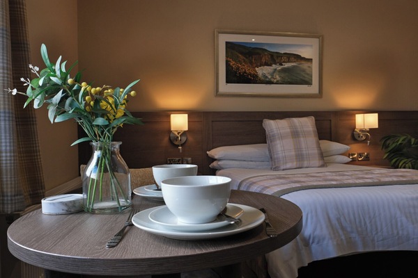 Deluxe Double Room | Select Comfort beds, desk, laptop workspace, iron/ironing board