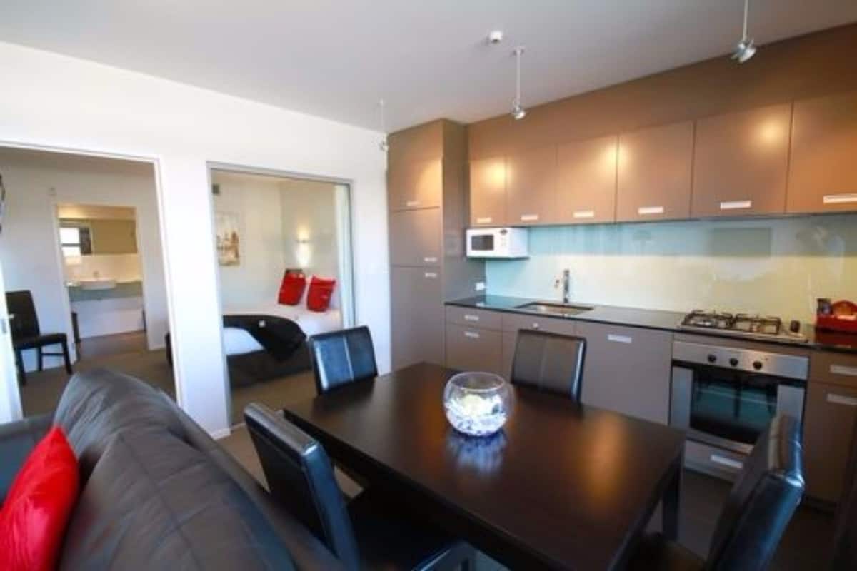 Alpine Two Bedroom Suite | Private kitchen | Fridge, microwave, electric kettle, eco-friendly cleaning products