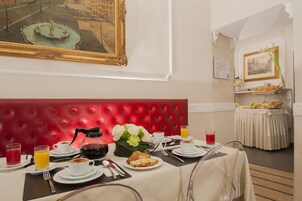 Daily buffet breakfast (EUR 15 per person)