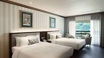 Executive Family Twin, Mountain View | 1 bedroom, premium bedding, down comforters, memory foam beds