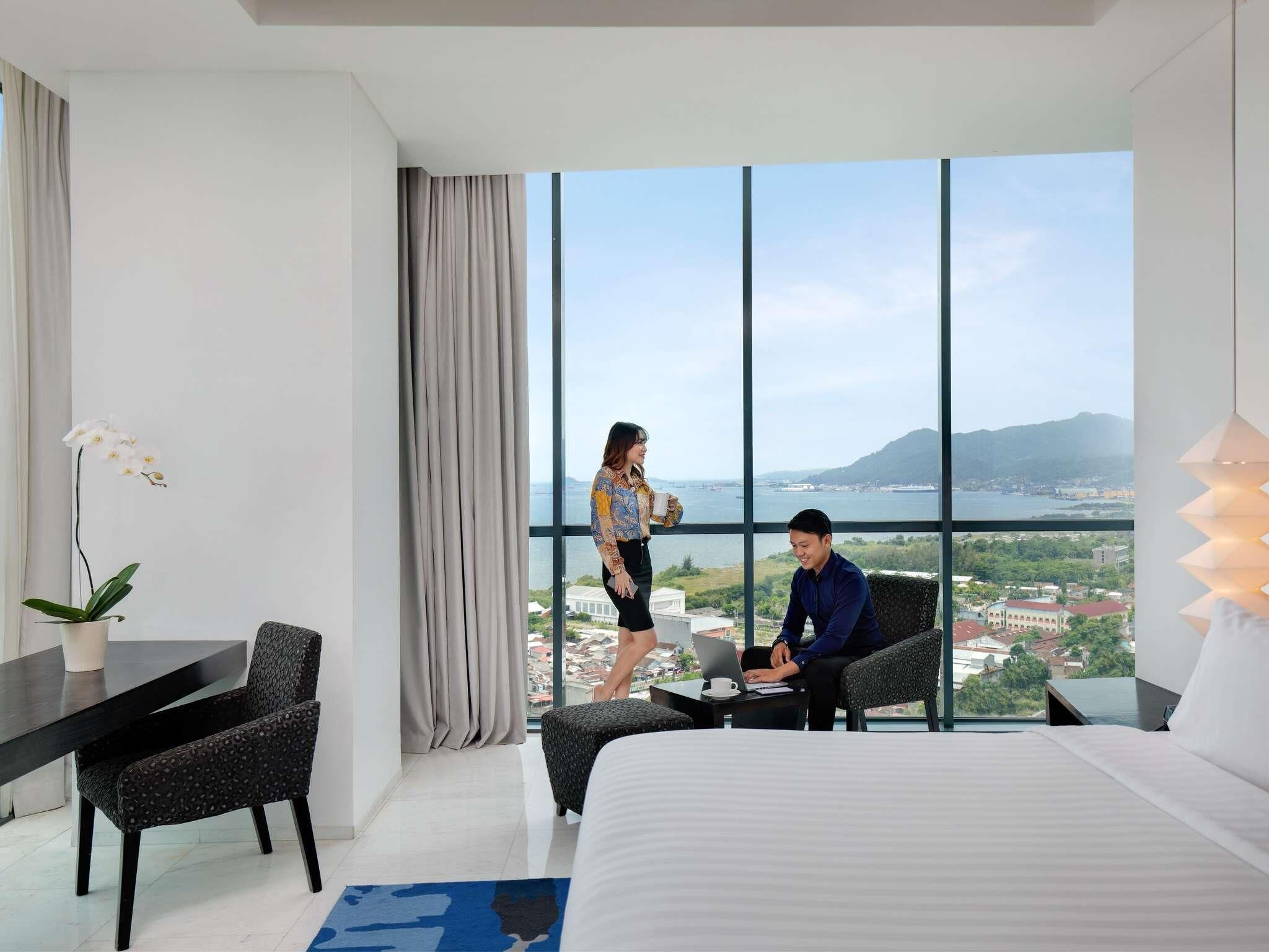 Superior Room, 1 King Bed (Double sided view) | Premium bedding, minibar, in-room safe, desk