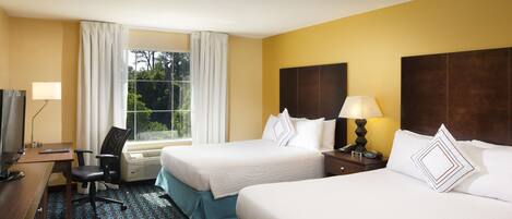 In-room safe, desk, laptop workspace, iron/ironing board