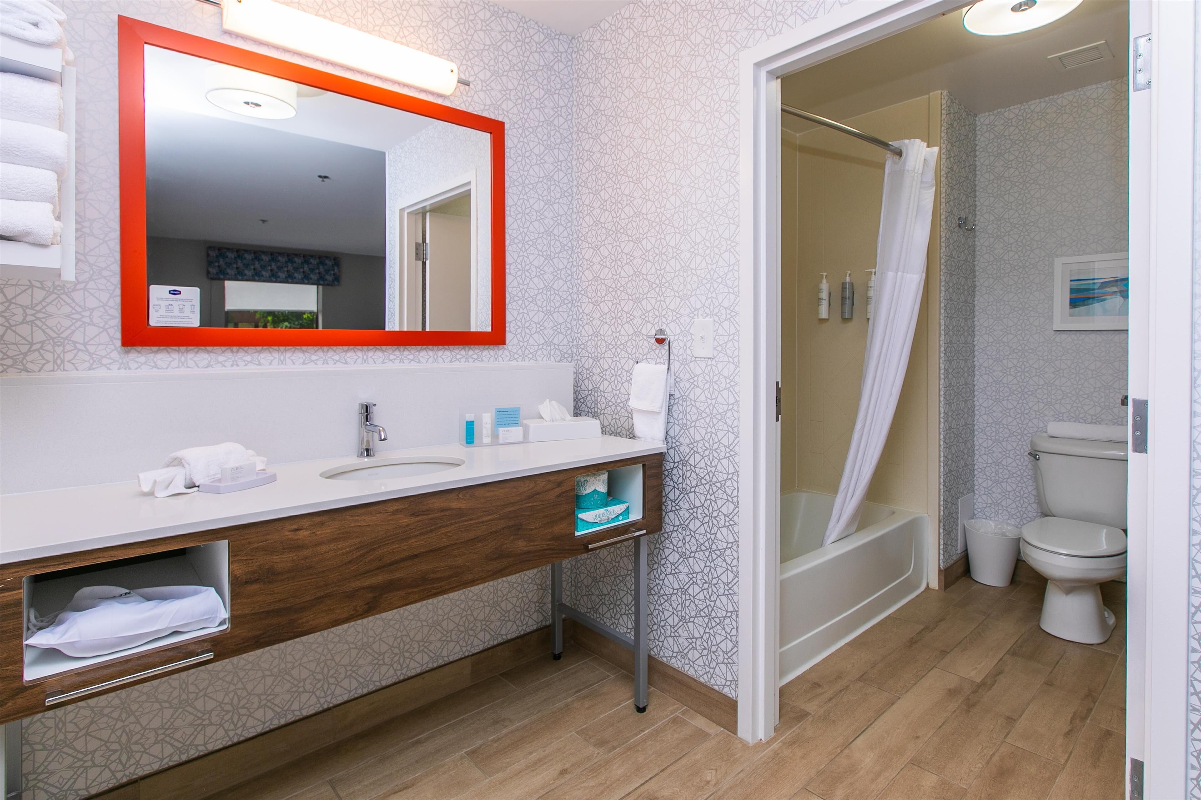 free toiletries, hair dryer, towels, soap