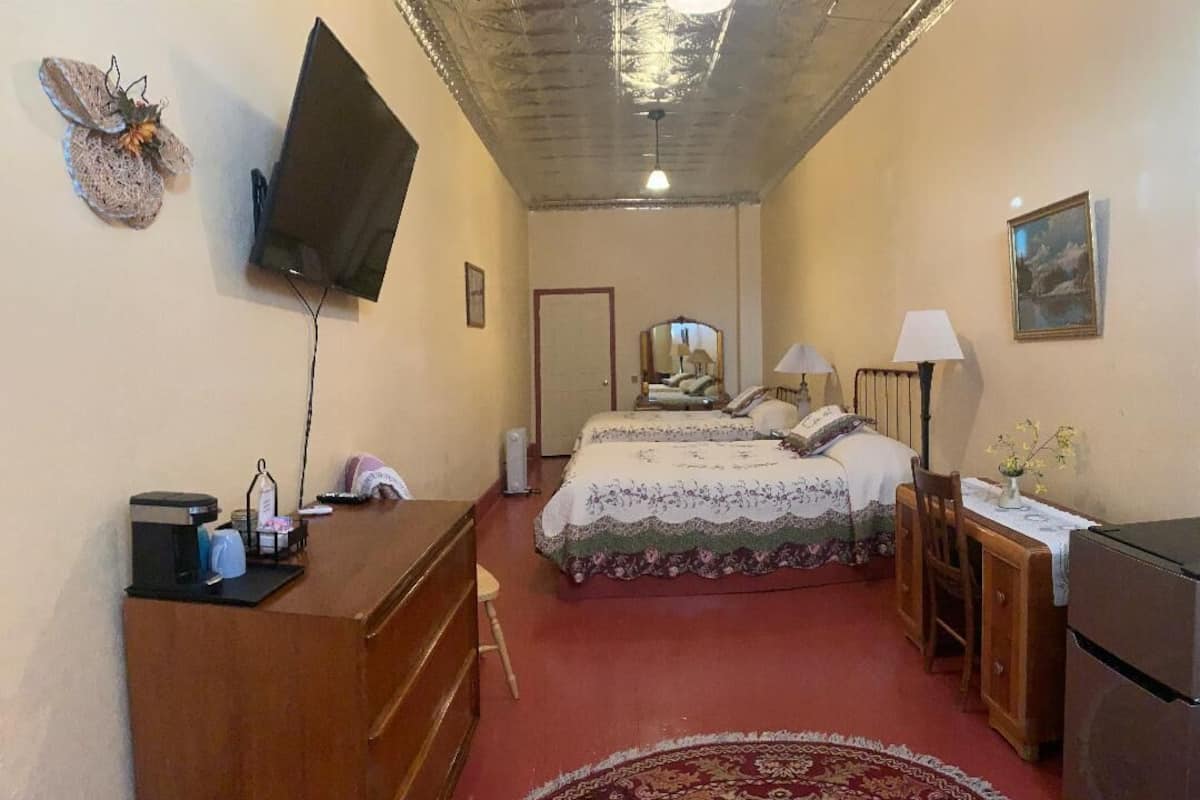 Deluxe Double Room, 2 Queen Beds, Accessible | Premium bedding, desk, iron/ironing board, free WiFi
