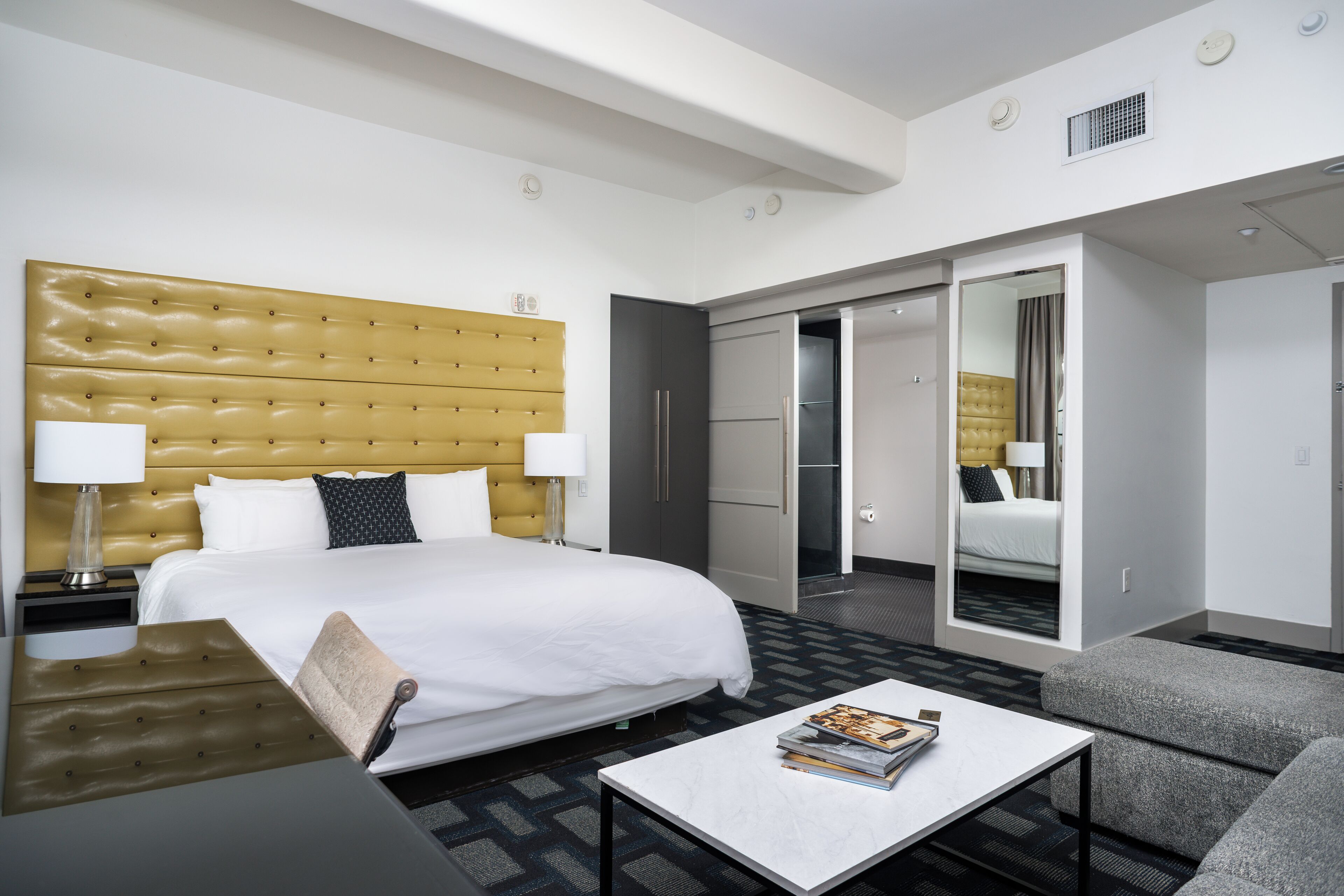 corner pocket | hypo-allergenic bedding, down duvets, memory-foam beds, in-room safe